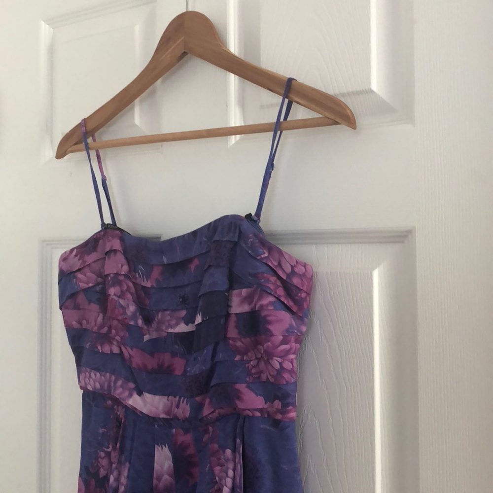 Purple Floral Dress